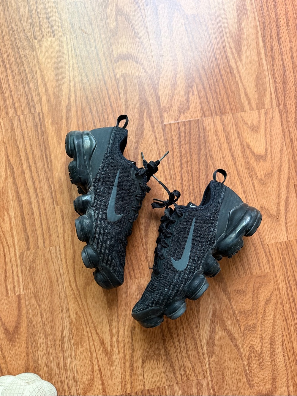 Nike Kids Black Flyknit VaporMax Style Sneakers